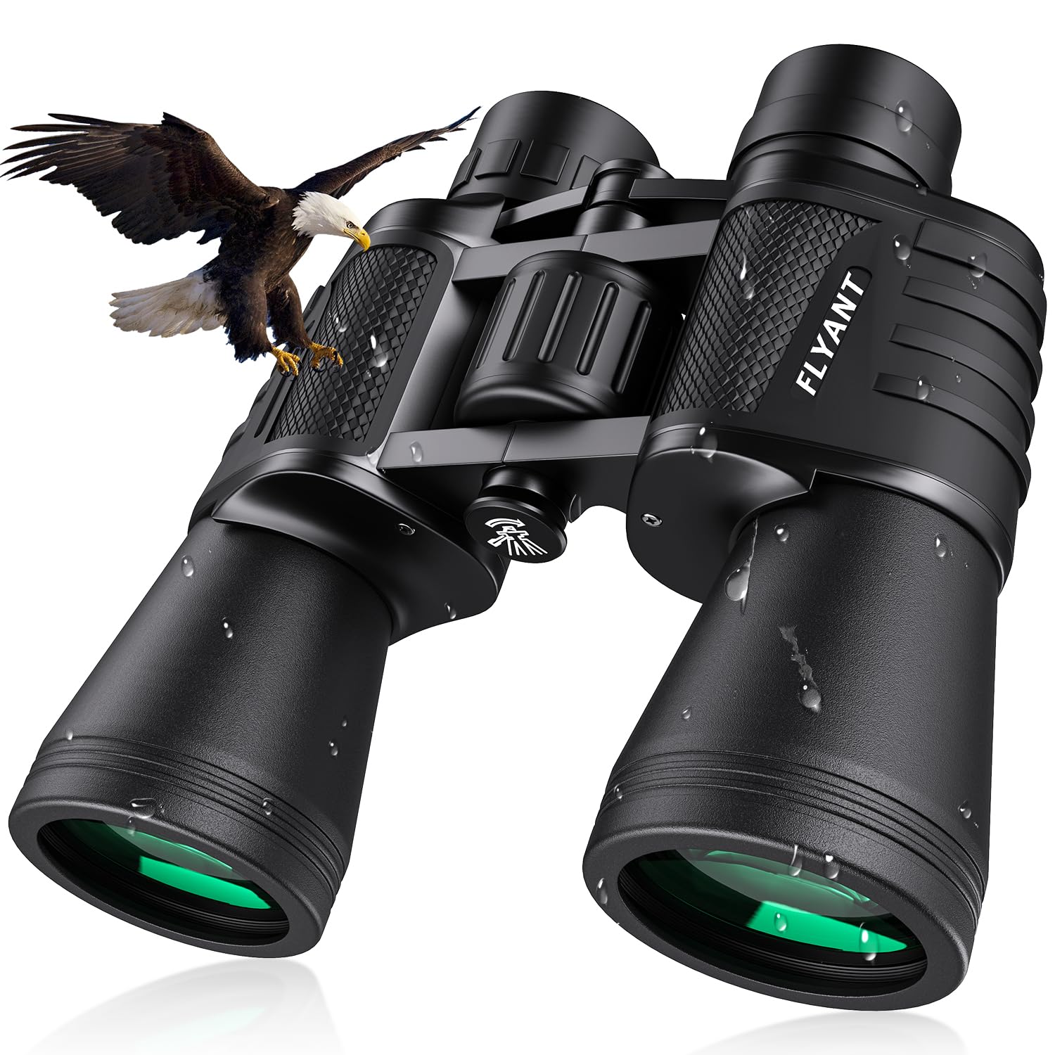 Photo 1 of 20x50 High Powered Binoculars for Adults, Waterproof Compact Binoculars with Low Light Vision for Bird Watching Hunting Camping Travel Cruise Hiking Sports Stargazing, Christmas Birthday Gifts for Men