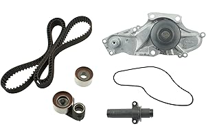 AISIN TKH-001 Engine Timing Belt Kit with Water Pump - Compatible with Select Acura CL, MDX, TL Honda Odyssey, Pilot