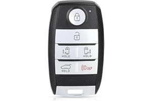 Keymall Keyless Entry Remote 6 Buttons Proximity Key Fob Replacement for Kia Sedona 2015 2016 2017 2018 2019 2020 2021(FCC:SY
