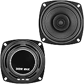 Suuonee Car Coaxial Speakers 4in 300W 12V Universal Fit Auto Audio HiFi Loudspeaker for Enhanced in-Car Music Experience