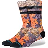Stance Poipu Crew Socks Orange L