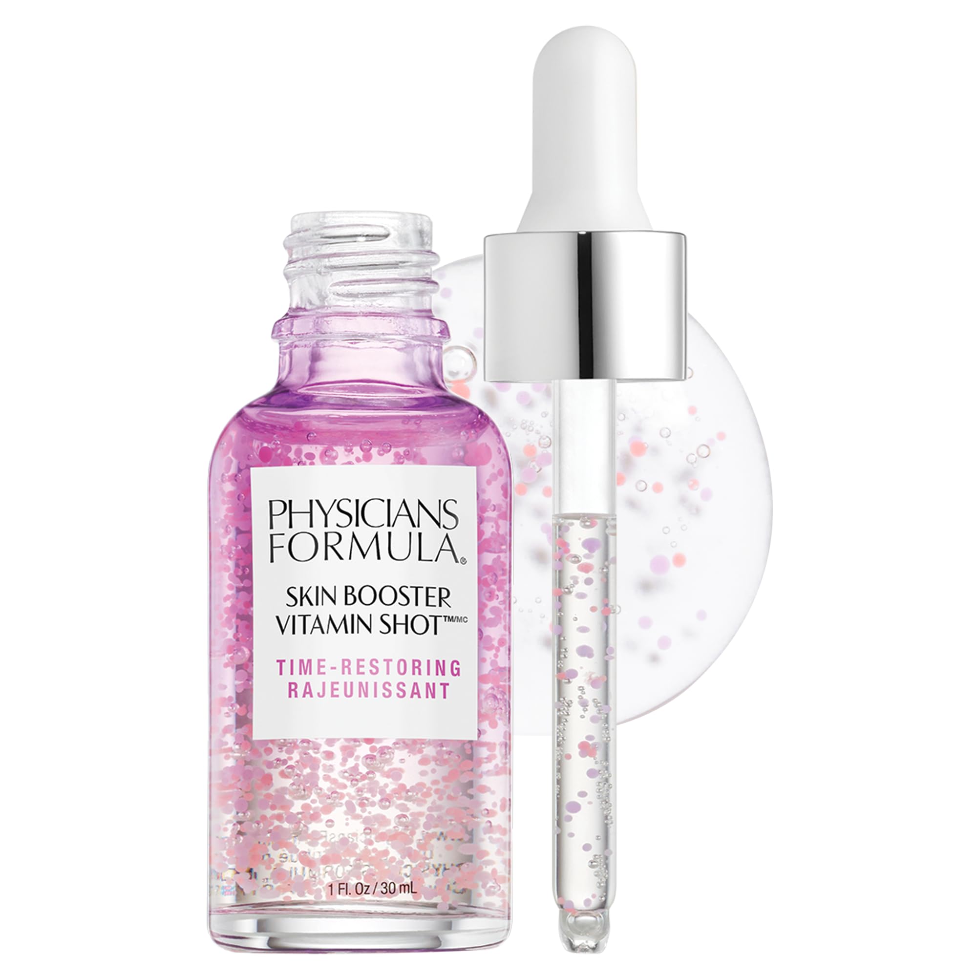Physicians Formula - Skin Booster Vitamin Shot Time-Restoring - Custom Serum Blend for an Anti-aging Effect - with Time-Restoring Vitamin A, Firming Red Algae, and Elasticity-Restoring Vegan Collagen