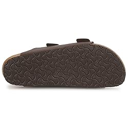 Birkenstock Men's Mules Sandals, Dark Brown, 8 Narrow