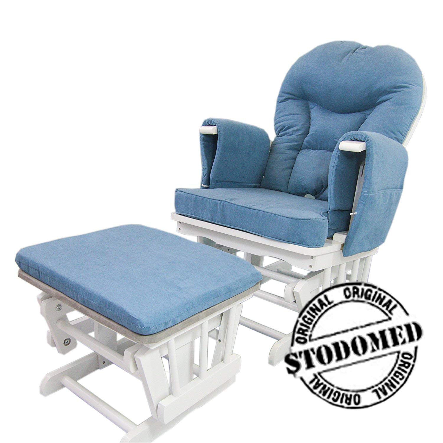 blue nursing chair
