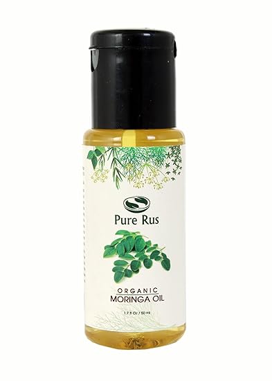 Pure Rus Cold Pressed Organic Moringa Oil for Hair and Skin, 50ml