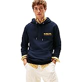 Tommy Hilfiger mens Medium Weight Cotton Hoodie With Signature Graphic Herald Logo