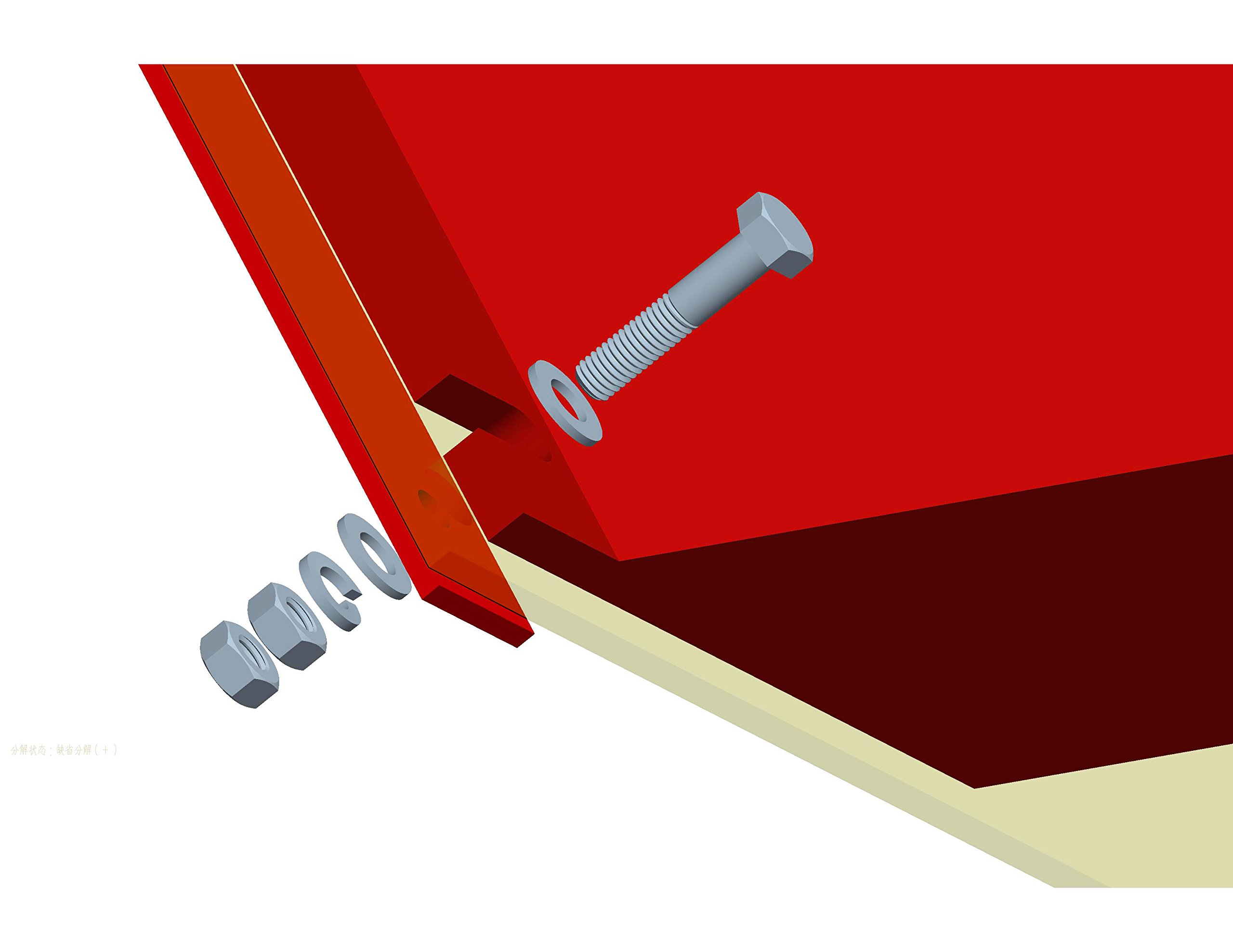 WEN 56035047 Construction Zone Plate Compactor Pad 44459560470 eBay