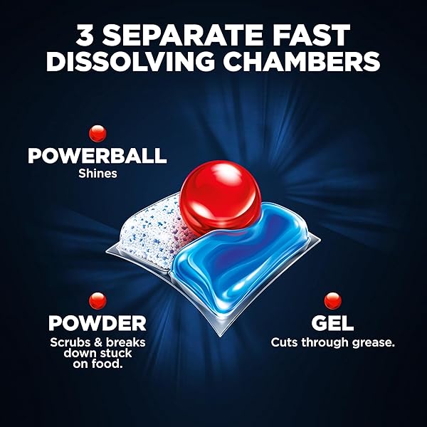 FINISH QUANTUM DISHWASHER PODS, NO PRE-RINSE DISHWASHER DETERGENT SOAP REMOVES 24HR DRIED-ON STAIN AND GREASE, LEAVING A VIRTUALLY SPOTLESS SHINE, 62 COUNT
