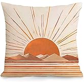 AOFANGGO Desert Sunrise Pillow Cover 18x18 Inch Southwestern-Inspired Throw Pillow Cover Pillowcase Decorations for Living Room Farmhouse Cushion Case