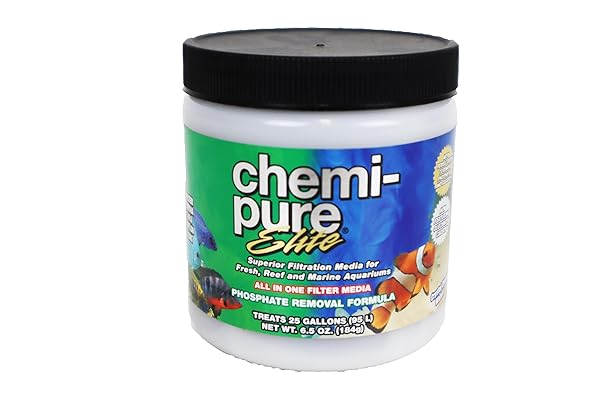 BOYD ENTERPRISES CHEMI-PURE ELITE FILTER MEDIA, 6.5 OZ, TREATS 10-25 GALLONS