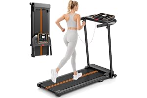 Treadmills for Home Walking Pad - Foldable Treadmill Under Desk with Handle Bar 0.6-6.2 MPH Portable Folding Pads Compact Running Machine Quiet Lightweight | Under Desk, 0.6-6.2 MPH, Portable Folding, Compact Running Machine, Quiet Lightweight
