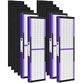 4 Pack FLT4850PT True HEPA PET CARE Filter B Replacement Compatible with Guardian Air Purifier AC4825 AC4825E AC4300 AC4800 AC4900 AC4850PT AC4850 FLT4825