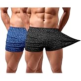 Lehmanlin Men's Bodybuilding Shorts 3/5 Inch Inseam Workout Training Muscle Short Shorts Stretch Quick Dry