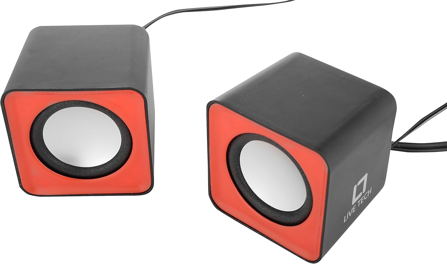 Live Tech SP 02 Laptop Speaker ( Red Black) Delsheaven