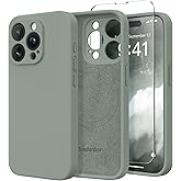 SuydanBox Magnetic for iPhone 13 Pro Case, Compatible with MagSafe, [Full Camera Protection][Screen Protector] Silicone Shockproof Protective Phone Case for iPhone 13 Pro 6.1