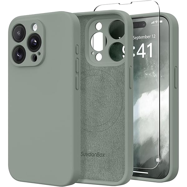 Amazon.com: Apple iPhone 12 Pro Max Leather Case with MagSafe