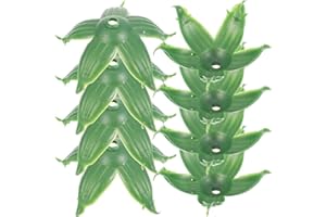 COHEALI Artificial Floral Receptacle Fake Flowers Calyxes Plastic Flower Base Faux Calyx Floral Sepals for Craft DIY Home Party Wedding Bouquet Flower Accessories 120pcs Green