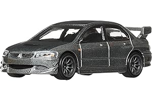 Hot Wheels Premium Car Culture Collectible Toy Car, 1:64 Scale Die-Cast Mitsubishi Lancer Evolution IX, Ronin Run 2 Vehicle with Real Riders Tires