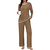 Blooming Jelly Womens Pajamas 2 Piece Lounge Set Cute Pajama Set Fall Pockets 2025 Pjs