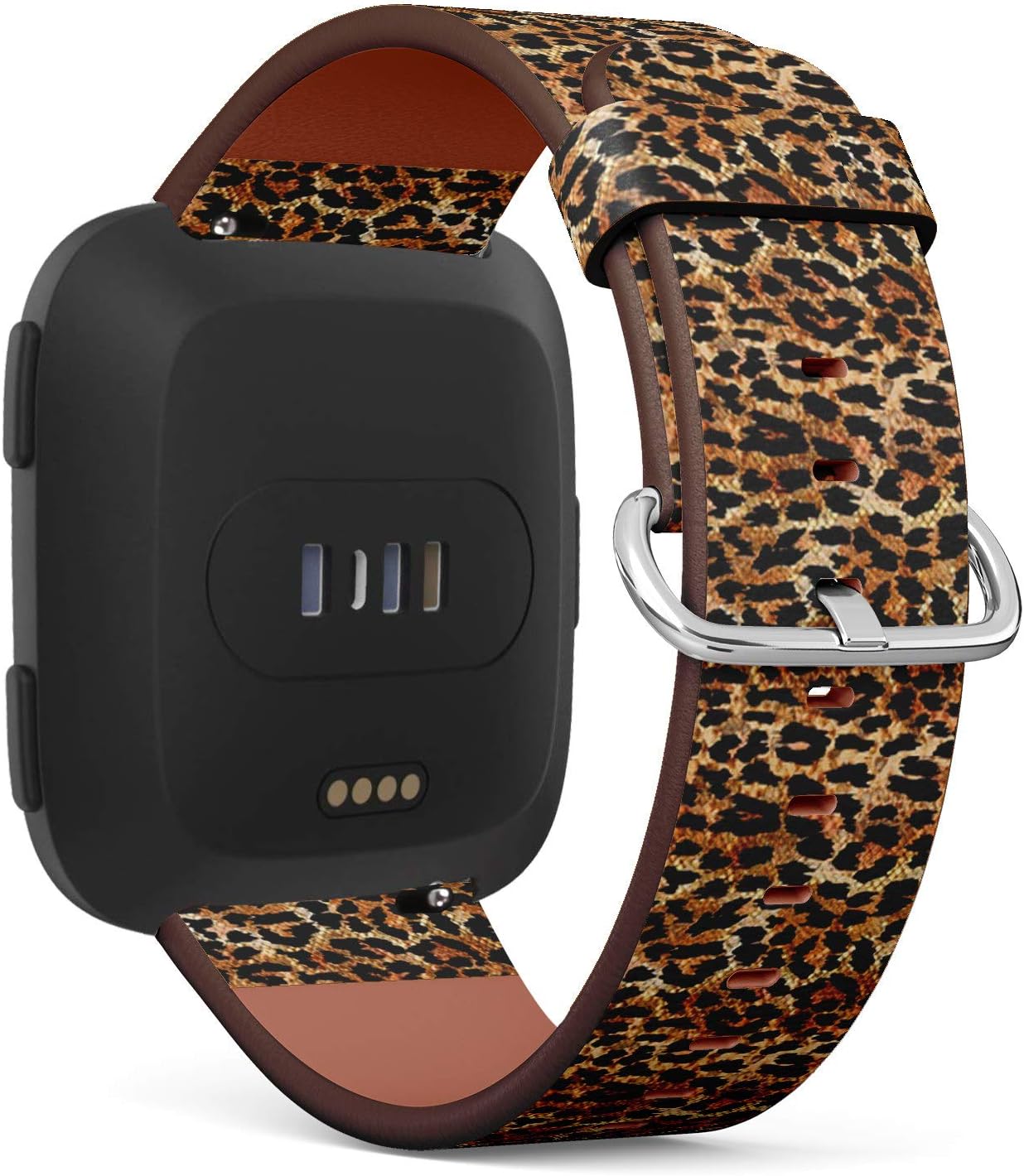 cheetah print fitbit versa band