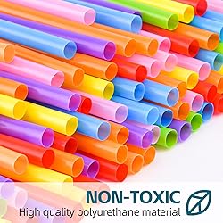 [Individually Wrapped] 200 Pcs Colorful Flexible