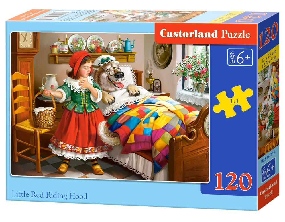 Castorland Classic Little Red Riding Hood Jigsaw Puzzle, 120 Pieces Set