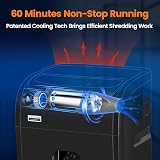 VidaTeco 18-Sheet Micro Cut Shredder 60 Min Heavy Duty 30L Basket view 2