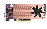 QNAP QM2-2P10G1TB 2 x PCIe Gen3 NVMe SSD & 1 x