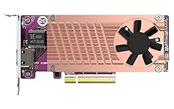 QNAP QM2-2P10G1TB 2 x PCIe Gen3 NVMe SSD & 1 x