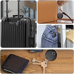 YAOTE Air Tracker Tags 4 Pack Luggage Tracker Works