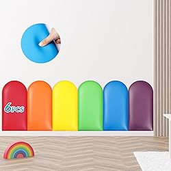 Jetec 6 Pcs Wall Padding for Kids with Autism
