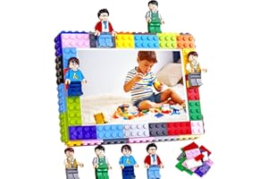 NIETEIN Fun Picture Frame Craft Kit Kid Room Decor Photo Frame Art Making Kit for Girl or Boy Birthday Gift (People)