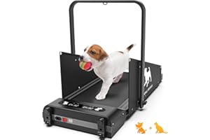 FULVARI Dog Treadmill for Small Dogs,Dog Treadmill with Pre-Set Exercise Programs,Easy to Follow Interface,1.5HP Folding Dog Treadmill for Medium Dogs Pets,220lbs Weight Capacity