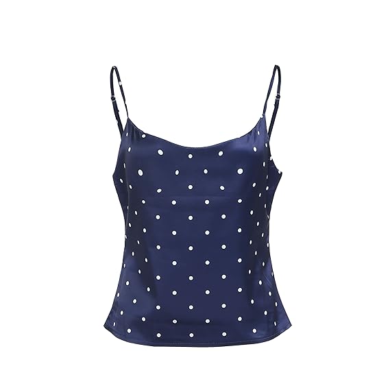 polka dot spaghetti strap top