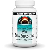Source Naturals Phytosterol Complex with Beta-Sitosterol, Supports Healthy Cholesterol Levels*, 113 mg - 180 Tablets