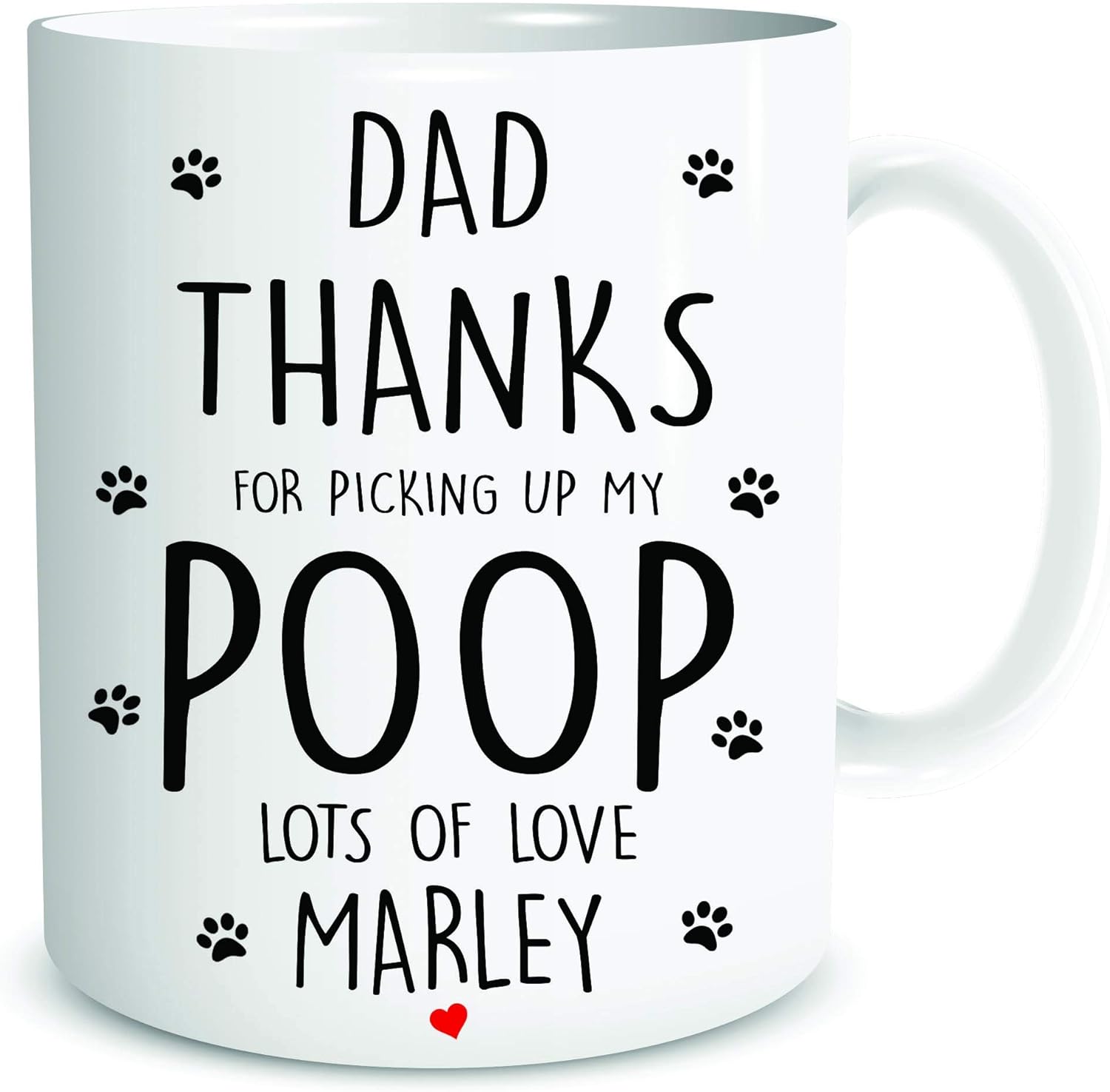 personalised dog dad mug