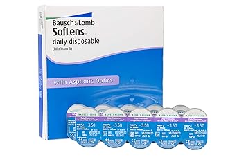 Bausch & Lomb SofLens daily disposable Tageslinsen weich, 90 Stück / BC 8.60 mm / DIA 14.20 mm / -02.75 Dioptrien