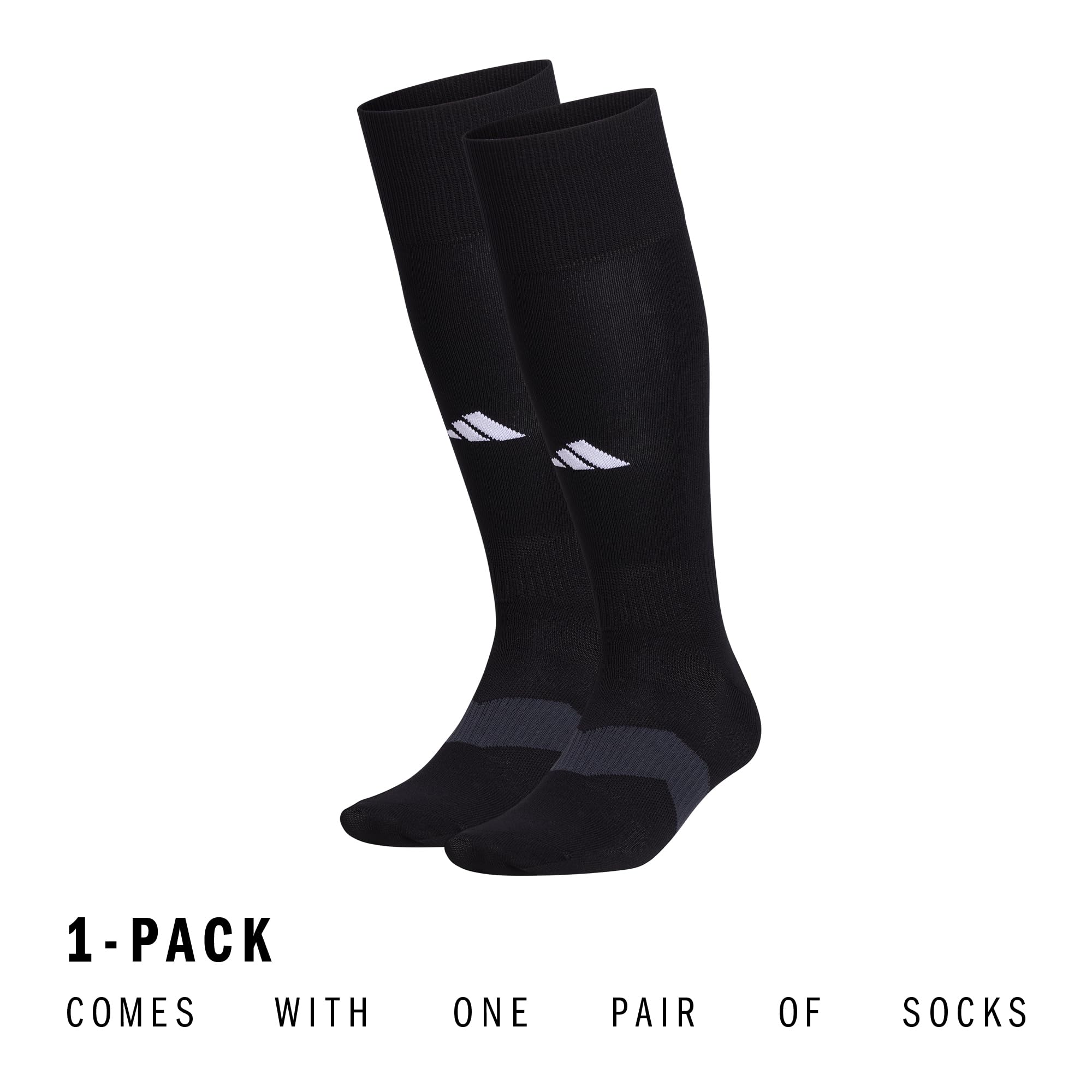 adidas Unisex Metro Soccer Socks for Men, Women, Youth, Boys and Girls, Team Sports