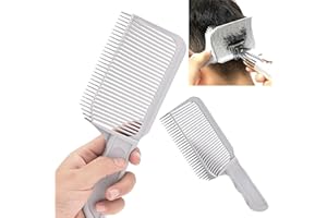 QQYIDA Scissor Clipper Over Comb Hair Cutting Tool, Barber Hair cutting kit - DIY Home Hair cutting Guide Comb Set, A Haircut Fade Combs Professionally Curved Positioning Comb