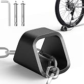 KHAMAL Security Anchor for Chain With 2 Protected Expansion Bolts - Heavy Duty Security Ground Anchor, Anti Theft Floor and Wall Ground For Motorcycle, Bicyle, Trailer, Scooter Bike Lock