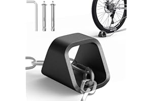 KHAMAL Security Anchor for Chain With 2 Protected Expansion Bolts - Heavy Duty Security Ground Anchor, Anti Theft Floor and Wall Ground For Motorcycle, Bicyle, Trailer, Scooter Bike Lock