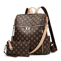 Makes Backpack Purse for Women PU Leather backpack