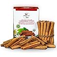 Premium Organic Ceylon Cinnamon Sticks - 1lb (454g), True Ceylon, USDA Certified, Non-GMO, Gluten-Free, Pure Sri Lankan Cinnamon for Cooking & Baking