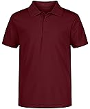 Nautica Boys' School Uniform Short Sleeve Polo