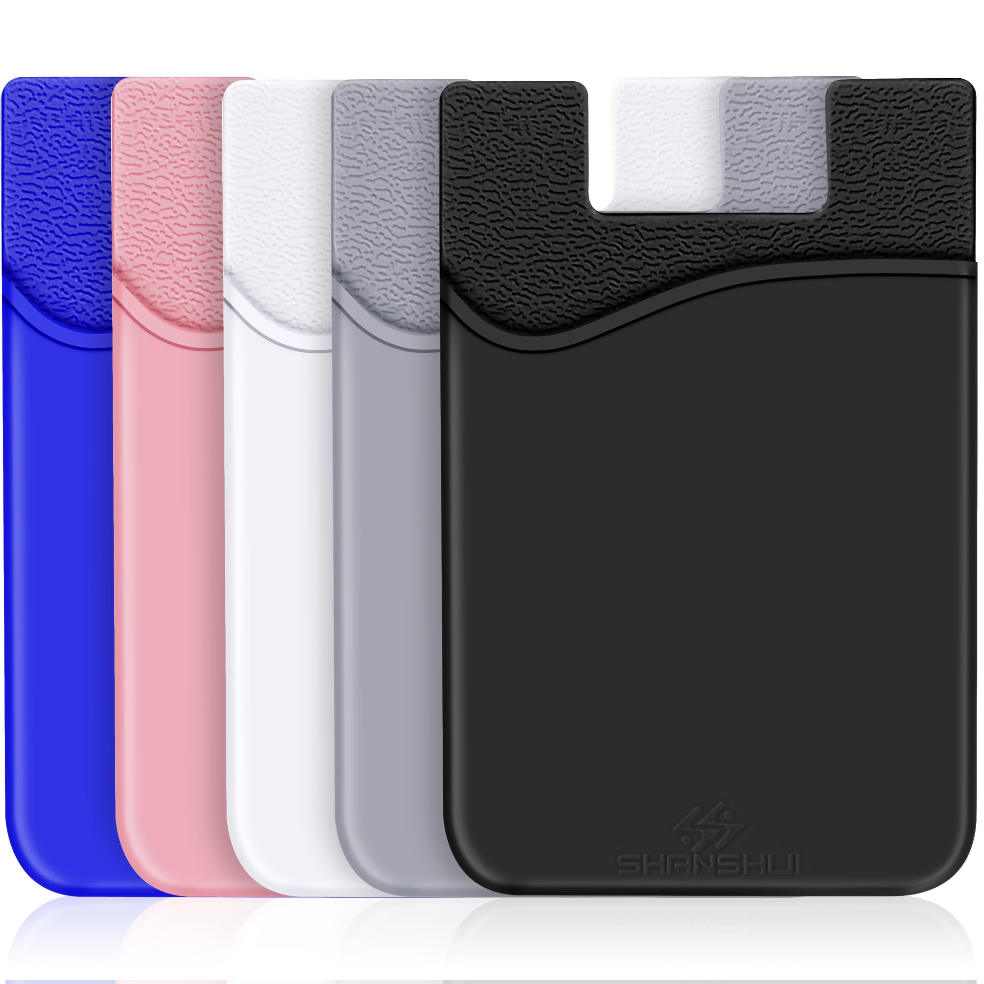 Photo 1 of ***MISSING PARTS***
SHANSHUI Card Holder for Phone, Adhesive Phone Wallet Credit ID Business Card Holder Silicone Pocket Stick on Compatible with iPhone & All Smartphones 5 Pack