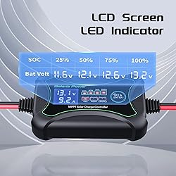 10Amp 12 Volt MPPT Solar Charge Controller, Bateria