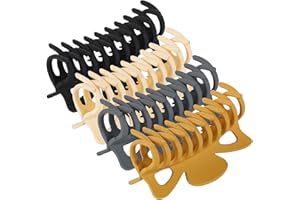 79Style Big Hair Clips For Women Claw Clips For Thick Hair 4.7Inch Banana Clips For Hair Claws Large Jumbo Hair Clips Extra Large Giant Long Jaw Hair Clamps Barrette Strong Hold (Mustard-4pcs)