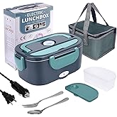 Electric Heated Lunch Box Food Heater/Warmer Portable for Adults Car Truck and Home Work Electric Lunch Box - Leak Proof, 1.5