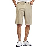PULI Mens Golf Hiking Shorts Lightweight Casual Dress 12"/10" Inseam Work Stretch Travel Hybrid Quick Drying with Pockets