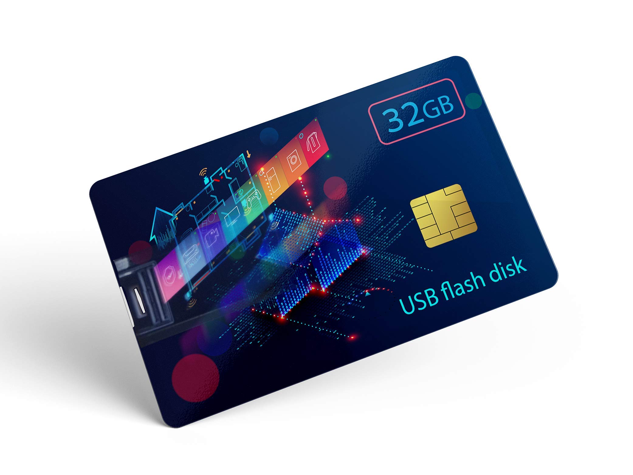 Download 32gb Usb Flash Drive Flat Business Card Credit Card Shape For Wallet Purse Pocket Tech Model Pen Drive Memory Stick Blue Buy Online In Antigua And Barbuda At Antigua Desertcart Com Productid 172022019